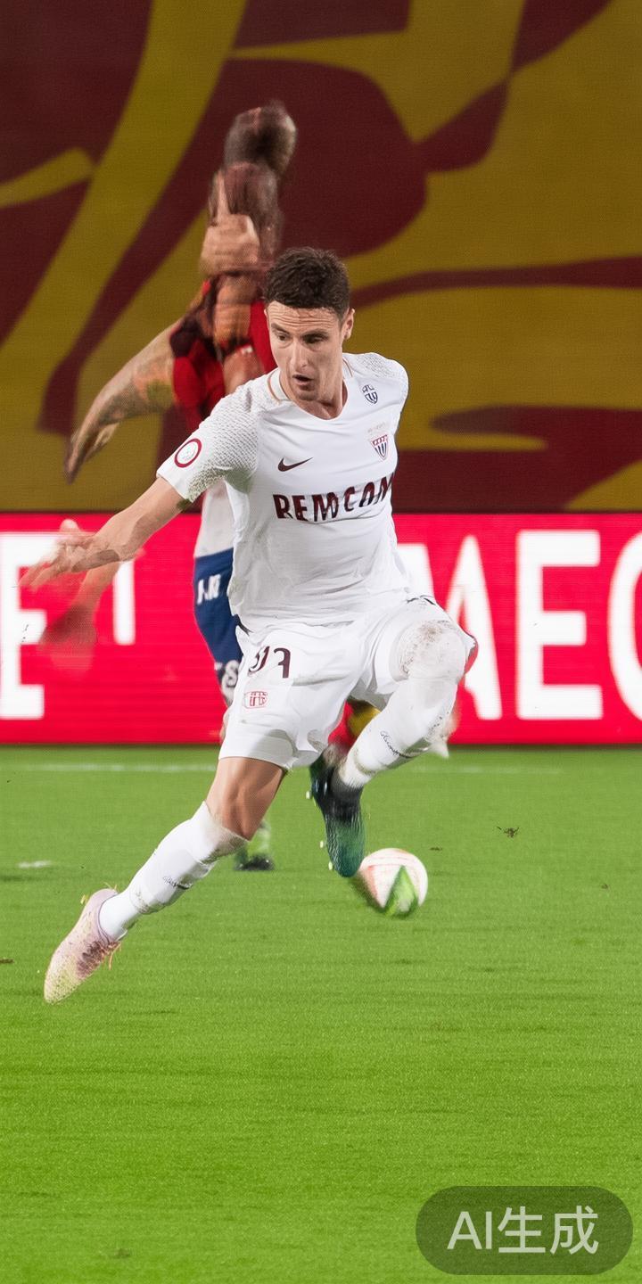 以2021年摩纳哥对阵朗斯的比赛为例，球队在上半场